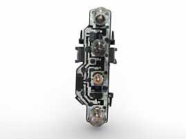 Soclu Suport Bec Becuri pentru Stop Lampa Tripla Stanga Volkswagen Polo 6N 1995 - 2002 Cod 6N0945257B [LR4584]