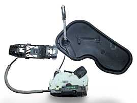 Broasca Incuietoare Usa Portiera Stanga Spate cu Suport Maner Volkswagen Polo 5 6R 2010 - 2014 Cod 6R4839015A 6R4839915E 5N0837017E [L9409]