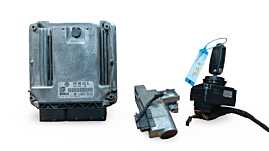 Kit Pornire ECU Calculator Motor Blocator Volan si Contact cu Cheie Volkswagen Touareg 7L 2.5 TDI BAC 2002 - 2010 Cod 070906016BL, 0281011859, 3D0905865E [MX1013]