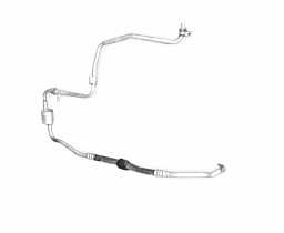 Conducta Furtun AC Aer Conditionat Clima Dacia Logan 1 1.4 Benzina 2004 - 2012 Cod 8200670813, 8200670812 [MX1105]
