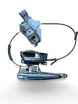 Broasca Incuietoare Usa Portiera Dreapta Spate cu Maner Interior si Exterior Citroen C5 3 2008 - 2017 Cod PSA732153 9660525380 9685950277 1199D4 [L9887]