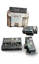 Kit Pornire ECU Calculator Motor Calculator Confort Blocator Volan si Contact cu Cheie Volkswagen Passat B6 4motion 4x4 2.0 TDI BMP 2005 - 2010 Cod 03G906021NK, 0281013440, 3C0905861F, 3C0959433M [MX0781]