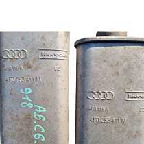 Ansamblu Complet Evacuare Toba Tobe Teava Esapament Intermediara Finala Audi A6 C6 4F 2.0 Diesel 2004 - 2011 Cod 4F0120D 4F0119A 4F0253411M 4F0253611R [LC4074]