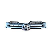 Grila Centrala cu Emblema Sigla de pe Bara Spoiler Fata Volkswagen Golf 5 2004 - 2008 Cod 1K0853655A [L8762]