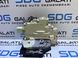 Broasca Incuietoare pentru Usa Portiera Stanga Spate cu 8 Pini la Mufa Seat Leon 1P 2006 - 2013 Cod 1P0839015 [D0580]