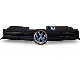 Grila Centrala cu Emblema Sigla de pe Bara Spoiler Fata Volkswagen Golf 6 2008 - 2013 Cod 1K98533653A (Mici Defecte Imperfectiuni) [LS0454]