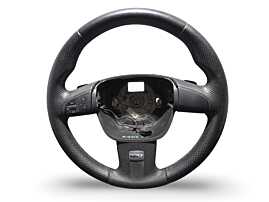 Volan Piele Perforata 3 Spite VRS cu Comenzi si Padele FARA Airbag Skoda Fabia 2 VRS Facelift 2010 - 2014 Cod 5J0419091E [K7632]
