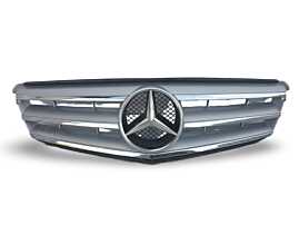 Grila cu Emblema de pe Bara Fata Mercedes Clasa C Class W204 NFL Non Facelift 2007 - 2011 Cod A2048800023 A2078880260 [K6204]