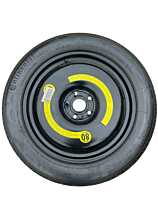 Roata Janta Tabla Rezerva Slim T145 80 18 R18 Continental Volkswagen Tiguan 5N 2007 - 2015 Cod 5N0601027E 5N0601027A [K0823]