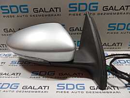 Oglinda Dreapta Electrica FARA Pliere Rabatare cu Lumina Ambientala VW Passat B7 2010 - 2015 Culoare LA7W [M3833]