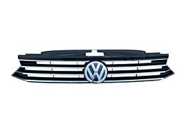 Grila cu Sigla Emblema de pe Bara Spoiler Fata Volkswagen Passat B8 2014 - 2019 [K4678]