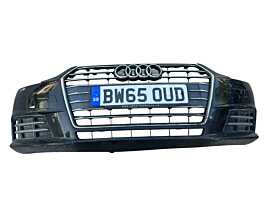 Bara Spoiler Fata Dezechipata FARA Grila Si Emblema Audi A4 B8 B8.5 FL Facelift 2012 - 2015 Culoare LZ9Y [K3502]