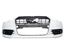 Bara Spoiler Fata FARA Grila cu Emblema cu Locas Senzori de Parcare si Spalatoare de Faruri Audi A6 C7 NFL Non Facelift 2011 - 2014 Culoare LY9C [K0782] [Depozit]