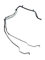 Furtun Furtunuri Conducta Conducte Tur Retur de la Sonda Rezervor Carcasa Filtru Combustibil Motorina Ford Transit 2.4 TDDI TDCI 2000 - 2006 Cod YC15-9J280-BF YC15-9323-AJ YC15-9C318-BJ 1C15-9B337-BE YC15-9C318-BK [B4522]