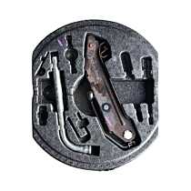 Suport Trusa Spuma Cric Cui Carlig Infiletant Complet Volkswagen Golf Plus 2004 - 2014 Cod 1K0012115F 1K0011031L [B4226]