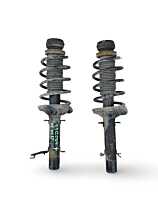 Set Amortizoare Telescoape cu Arcuri si Flanse Fata Stanga Dreapta Audi A3 8L 1.6 1.8 1.9 1997 - 2003 Cod 32-T55-0 111500315088 824903011164 [M8470]