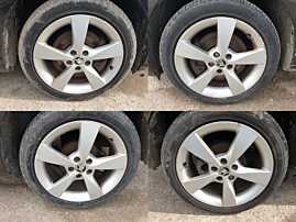 Set 4 Jante Roti Aliaj 5x100 215 45 16 R16 Anvelope Vara Dot 2021 Skoda Fabia 1 2000 - 2007
