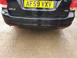 Bara Spoiler Spate cu Locas Senzori Parcare Volkswagen Golf 5 Break Combi 2004 - 2008 Cod bslspsdgbg5b2