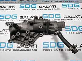 Corp Carcasa Termostat cu Senzor Temperatura Apa Renault Scenic 2 2.0 16V 2003 - 2009 Cod 7700600514 [D0119]