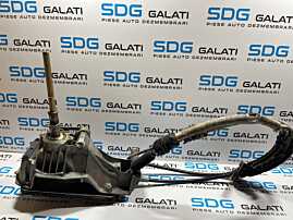 Timonerie Cu Tija Tije Sufa Sufe Cablu Cabluri Maneta Schimbator Cutie Viteze Manuala 6 Trepte Volkswagen Sharan 1.9 TDI 2001 - 2010 Cod 7M3711874B 7M3711611 [LR2551]