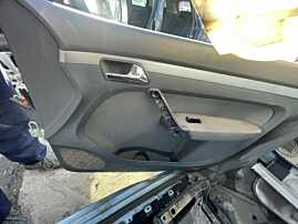 Tapiterie Panou Fata Interioara Piele Neagra de pe Usa Portiera Dreapta Fata Volkswagen Touran 2003 - 2010