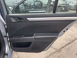 Panou Tapiterie Fata Interioara Piele Neagra de pe Usa Portiera Dreapta Spate Skoda Superb 2 Break Combi 2008 - 2015