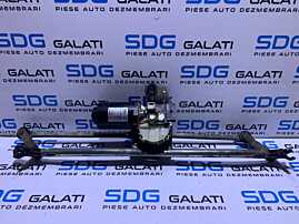 Ansamblu Complet Motoras cu Brat Brate Stergatoare Fata Parbriz Fiat Doblo 2000 - 2010 Cod 64343499