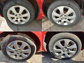 Set 4 Jante Roti Aliaj 4 Prezoane 185 60 15 R15 Anvelope Iarna Dot