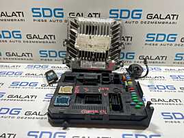 Kit Pornire ECU Calculator Motor Imobilizator Cip Cheie Citroen C4 2.0 HDI 2004 - 2010 Cod 9656171680 9655041480 5WS40201C-T 9656530280 [2514] [2515]