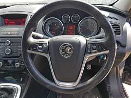 Volan Piele Perforata 3 Spite cu Comenzi FARA Airbag Opel Insignia 2008 - 2016