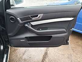 Panou Fata Usa Portiera Interioara Dreapta Fata Piele Neagra BOSE Audi A6 C6 2005 - 2011