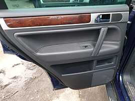 Fata Interioara Piele Neagra Usa Portiera Stanga Spate VW Touareg 7L 2003 - 2010