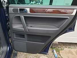 Fata Interioara Piele Neagra Usa Portiera Dreapta Spate VW Touareg 7L 2003 - 2010