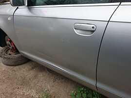 Ornament Plastic Bandou Usa Portiera Stanga Fata Audi A6 C6 2004 - 2008 Culoare LY7W [Q0694]