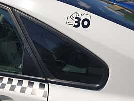 Geam Sticla Fix de pe Aripa Caroserie Stanga Spate Volvo S40 Berlina Sedan 2004 - 2012 [Q1942]