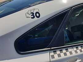 Geam Sticla Fix de pe Aripa Caroserie Dreapta Spate Volvo S40 Berlina Sedan 2004 - 2012 [Q1945]