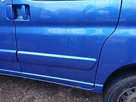 Bandou Ornament Plastic de pe Usa Portiera Stanga Spate Lateral Culisanta Citroen Berlingo 2002 - 2008 Culoare KMH [Q1210]
