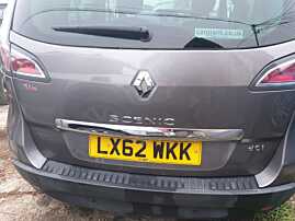 Bandou Ornamnet Crom Nichel de pe Hayon Haion Portbagaj Renault Scenic 3 2009 - 2016 [K0502]