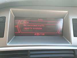 Display Afisaj Ecran de la Navigatie Radio CD Player Audi A6 C6 2004 - 2011 [K0735]