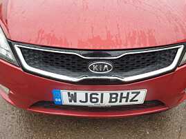 Grila cu Sigla Emblema de pe Bara Spoiler Fata Kia Ceed Cee'd Facelift 2009 - 2012 [K1314]