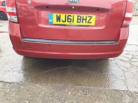 Bara Spoiler Spate cu Locas Senzori Parcare Kia Ceed Ceed Break Avant FL Facelift 2010 - 2013 Culoare AA1 Infra Red [K1322]