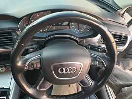 Volan Piele 4 Spite cu Comenzi cu Padele FARA Airbag Audi A6 C7 NFL Non Facelift 2011 - 2014 [K0834]