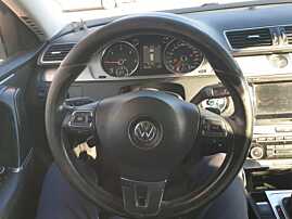 Volan Piele 3 Spite cu Padele si Comenzi FARA Airbag cu Uzura Volkswagen Passat B7 2010 - 2015 [K2124]