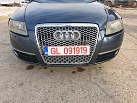 Bara Spoiler Fata Completa cu Grila si Emblema cu Defect Audi A6 C6 NFL Non Facelift 2004 - 2008 Culoare LZ7R [K1890] [K1891] [K1892] [K1893] [K1894] [K1895]