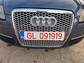 Grila si Emblema Cromata cu Imperfectiuni Audi A6 C6 NFL Non Facelift 2004 - 2008 [K1891]