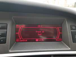 Display Afisaj Ecran de la Navigatie Radio CD Player Audi A6 C6 2004 - 2011 [K1927]