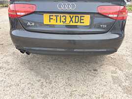 Bara Spoiler Spate cu Locas Senzori Parcare cu Imperfectiune Audi A4 B8 B8.5 Berlina Sedan FL Facelift 2012 - 2015 Culoare LZ7L [K1402]