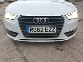 Bara Spoiler Fata Completa cu Locas Senzori Parcare si Grila cu Emblema Audi A3 8V NFL Non Facelift 2012 - 2016 Culoare LS9R [K3262]