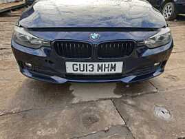 Bara Spoiler Fata cu Imperfectiuni BMW Seria 3 F30 F31 Sedan Berlina NFL Non Facelift 2011 - 2014 Culoare A89 Imperial Blue Brilliant Effect [K2136]