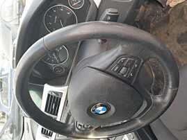 Volan 3 Spite Piele cu Comenzi fara airbag BMW Seria 3 F30 NFL Non Facelift 2011 - 2014 [K2174]
